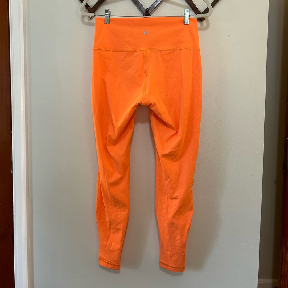 Lululemon Orange Soda Wunder Under HR 28” *Full-on Luxtreme